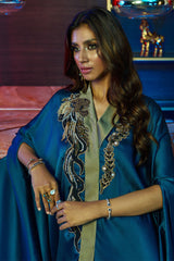 Wardha Saleem | Luxury Pret Fusion Wear | MIDNIGHT – FORMAL DRAPE