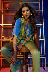 Wardha Saleem | Luxury Pret Fusion Wear | HUMMING BIRD JUMPSUIT