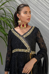 Fatima Khan | Luxury Pret 24 | CHARCOAL GOLD
