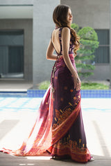 Ansab Jahangir | Luxury Silk Pret | VINTAGE VOILET
