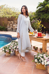 Fatima Khan | Luxury Pret 24 | MISTY GREY