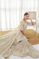 Fatima Khan | Luxury Pret 24 | GRACEFUL BEIGE