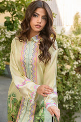 Fatima Khan | Eid Digital Silk Prints | Pastel Orchid