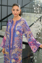 Fatima Khan | Eid Digital Silk Prints | Amethyst