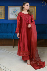 Fatima Khan | La Fleur Eid Edit | Scarlet
