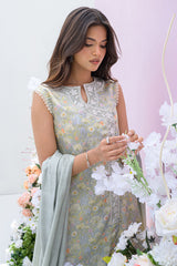 Fatima Khan | Eid Digital Silk Prints | Dandelions