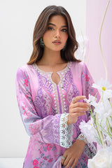 Fatima Khan | Eid Digital Silk Prints | Gardenia