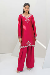 Fatima Khan | Serene Eid Luxe Pret | Ruby Rouge