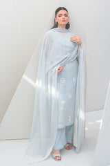 Fatima Khan | Serene Eid Luxe Pret | Azure Frost