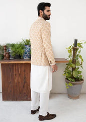 Golden EMB Prince Coat DD012 - Dress Designers