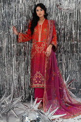 Fatima Khan | Disco Revival Festive Silk | Sunlit Umber