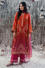 Fatima Khan | Disco Revival Festive Silk | Sunlit Umber