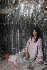 Fatima Khan | Disco Revival Festive Silk | Whisper Rose