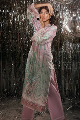 Fatima Khan | Disco Revival Festive Silk | Whisper Rose