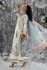 Fatima Khan | Disco Revival Festive Silk | Teal Peacock