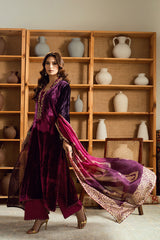 Fatima Khan | Warm Whisper Velvet 25 | Majestic Garnet