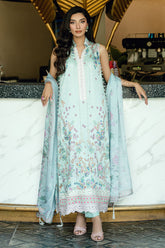 Fatima Khan | La Fleur Eid Edit | Mint Whisper