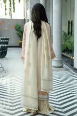 Fatima Khan | La Fleur Eid Edit | Beige Blossom