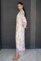 Fatima Khan | Layan Printed Eid Edit | Dove Dew