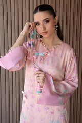 Fatima Khan | Layan Printed Eid Edit | Petal Blush Luxe