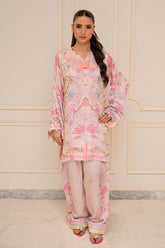 Fatima Khan | Layan Printed Eid Edit | Daisy Blush