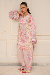 Fatima Khan | Layan Printed Eid Edit | Daisy Blush