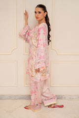 Fatima Khan | Layan Printed Eid Edit | Daisy Blush