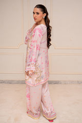 Fatima Khan | Layan Printed Eid Edit | Daisy Blush