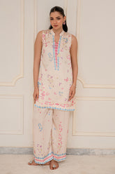 Fatima Khan | Layan Printed Eid Edit | Aveline - Coord Set