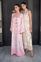Fatima Khan | Layan Printed Eid Edit | Butter Yellow Grace