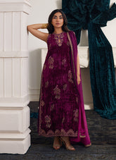 Farah Talib Aziz | Velvets The After Party | CHANTELLE SHIRT AND DUPATTA