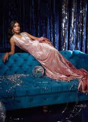 Farah Talib Aziz | Velvet Fete 4 | Calista Misty Rose Shirt And Dupatta