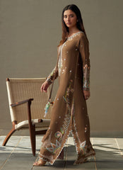 Farah Talib Aziz | Laani The Kaftan Edit | Enia Espresso Silk