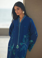 Farah Talib Aziz | Laani The Kaftan Edit | liri Ink Blue