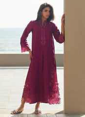 Farah Talib Aziz | Laani The Kaftan Edit | Marbella Magenta Silk