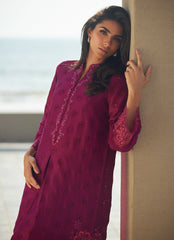 Farah Talib Aziz | Laani The Kaftan Edit | Marbella Magenta Silk