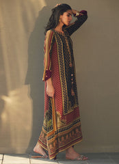 Farah Talib Aziz | Laani The Kaftan Edit | Ophelia Onyx Crepe