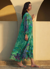 Farah Talib Aziz | Laani The Kaftan Edit | Ariel Emerald Crepe