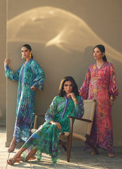 Farah Talib Aziz | Laani The Kaftan Edit | Ariel Emerald Crepe