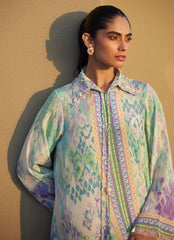 Farah Talib Aziz | Laani The Kaftan Edit | Marisol Ikkat Crepe