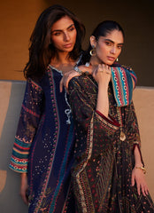 Farah Talib Aziz | Laani The Kaftan Edit | Zahara Midnight Crepe