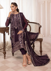 Sahane | Elyssa Festive Chiffon | CT-19006 Mure - ELYSSA