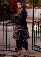 Farah Talib Aziz | Luxury Lawn 26 | Blanca Black
