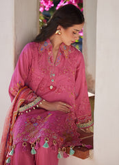 Farah Talib Aziz | Luxury Lawn 26 | Palmira Pink