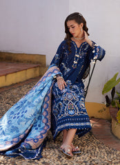 Farah Talib Aziz | Luxury Lawn 26 | Nia Navy