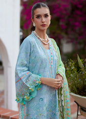 Farah Talib Aziz | Luxury Lawn 26 | Sienna Sky Blue