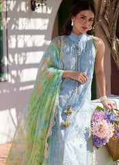 Farah Talib Aziz | Luxury Lawn 26 | Sienna Sky Blue