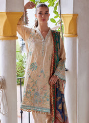 Farah Talib Aziz | Luxury Lawn 26 | Isabella Sand
