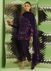 Farah Talib Aziz | Veya A Draped Capsule | Noir Aubergine