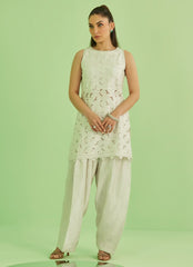 Farah Talib Aziz | Veya A Draped Capsule | Laine Shirt And Drape Dupatta